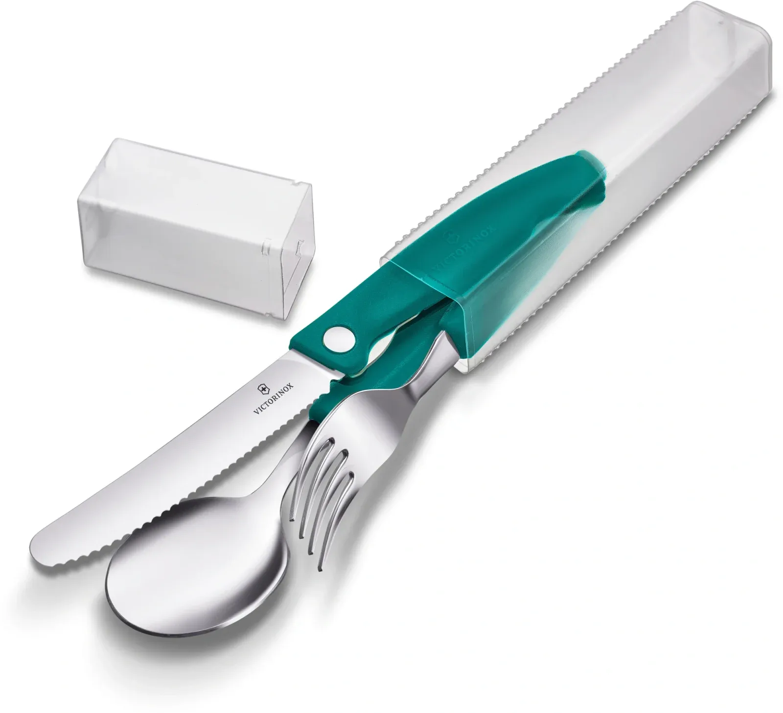 Набор столовых приборов Victorinox Swiss Classic 6.7194.3FC1 набор из 3предм. зеленый - фото 2
