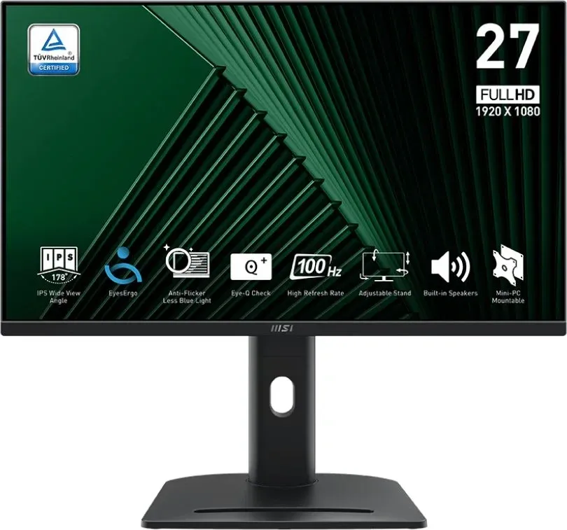 Монитор MSI 27 Pro MP275PG черный IPS LED 16:9 HDMI M/M матовая HAS Piv 300cd 178гр/178гр 1920x1080 100Hz VGA DP FHD 6.03кг - фото 5