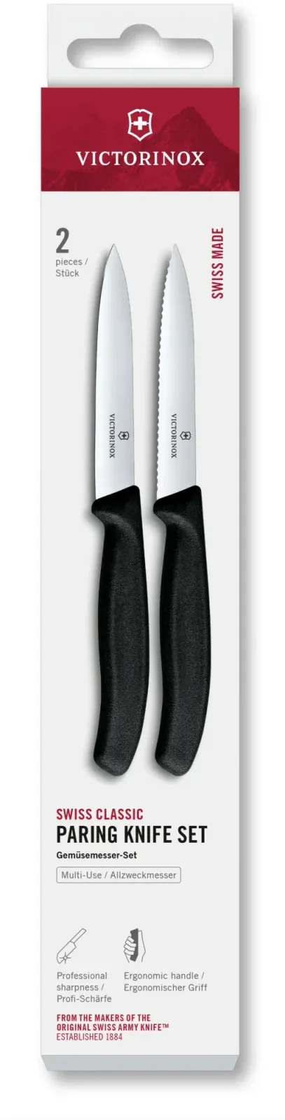 Ножи кухонные наборы VICTORINOX 6.7793.2 черный - фото 1
