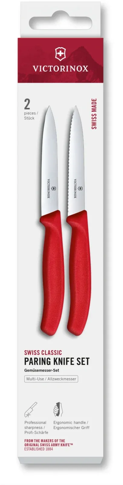 Ножи кухонные наборы VICTORINOX 6.7791.2C1 красный - фото 1
