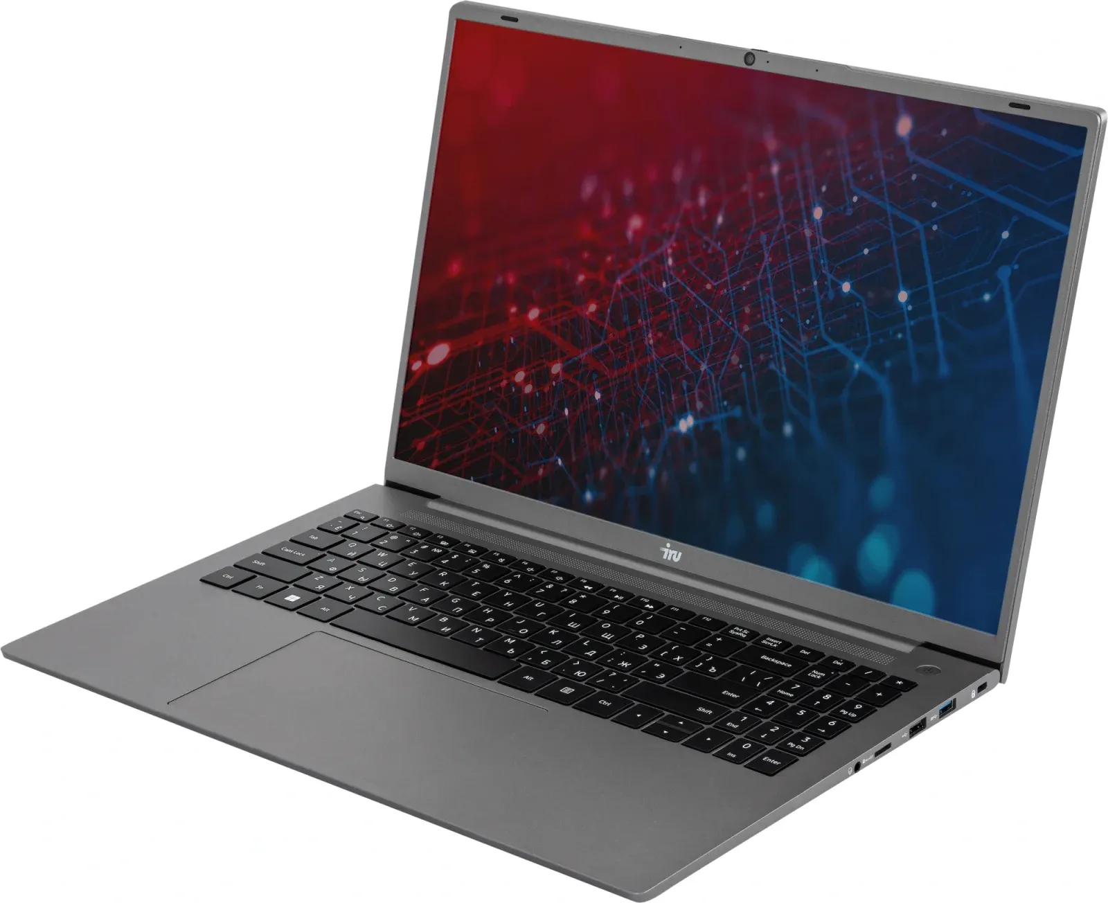 Ноутбук IRU Tactio 16ALB Core i3 1215U 16Gb SSD512Gb Intel UHD Graphics 16 IPS WUXGA 1920x1200 Windows 11 Pro grey WiFi BT Cam 4830mAh 2110203 - фото 6