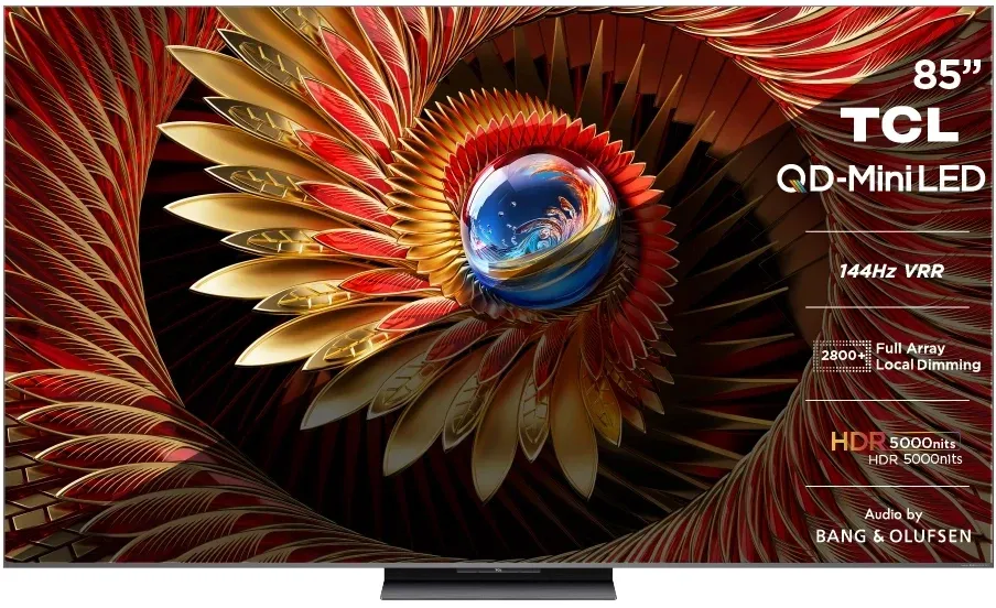 Телевизор LED TCL 85 85C8K QD-Mini LED Frameless черный 4K Ultra HD 144Hz DVB-T DVB-T2 DVB-C DVB-S DVB-S2 USB WiFi Smart TV - фото 8