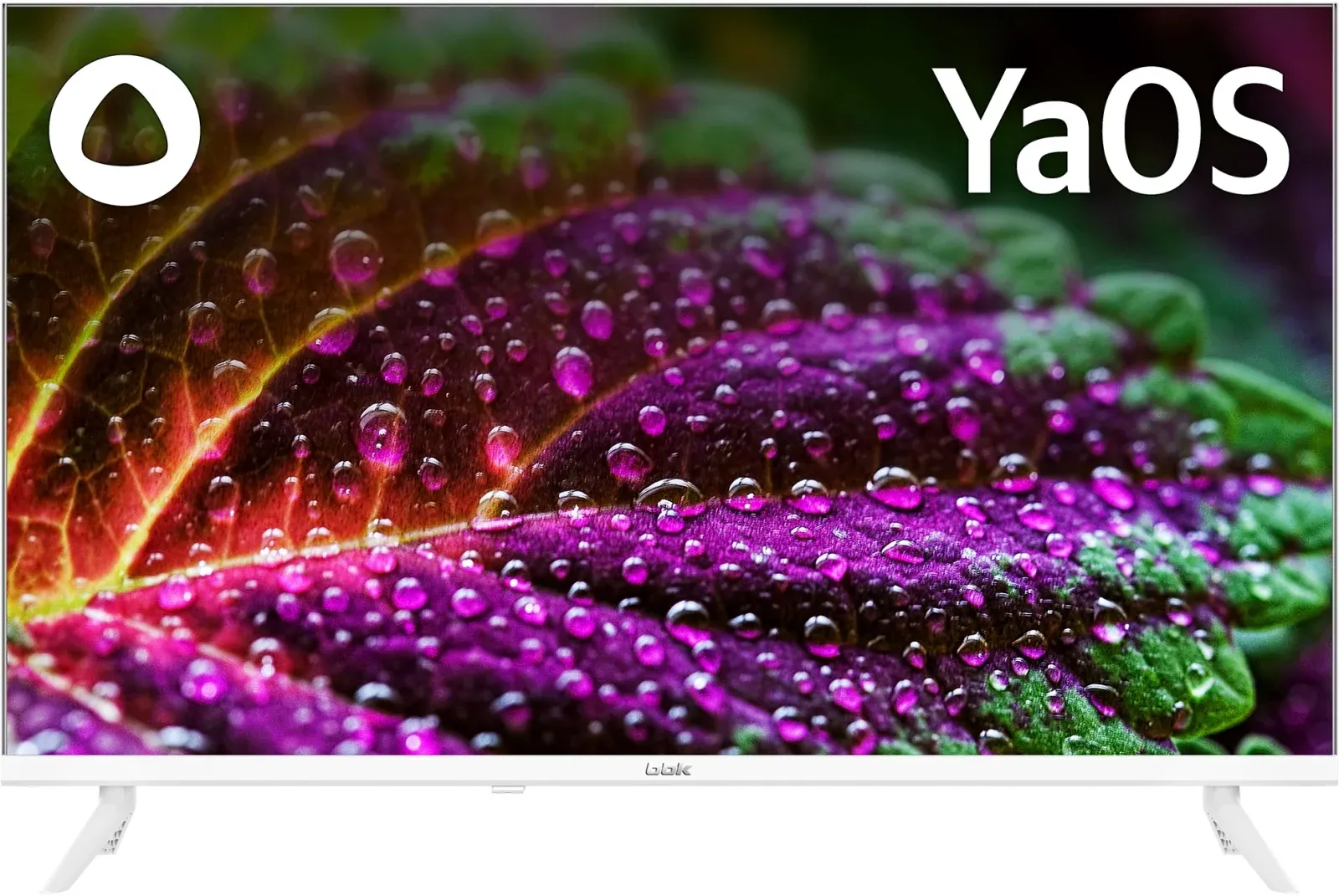 Телевизор LED BBK 32 32LEX-7241/TS2C W Яндекс.ТВ Frameless белый HD 60Hz DVB-T2 DVB-C DVB-S2 USB WiFi Smart TV RUS - фото 1