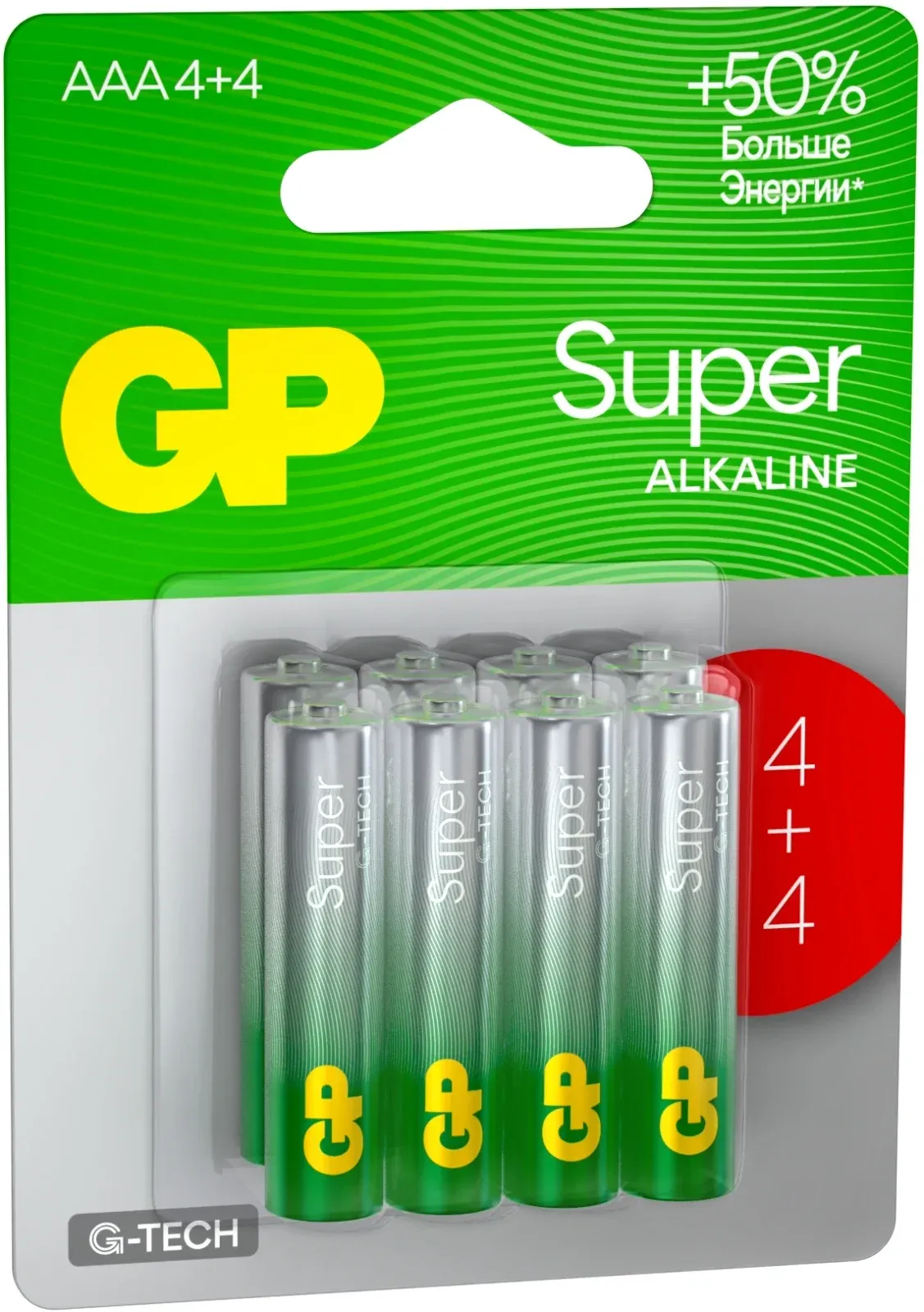 Батарейки Элементы питания GP Super Alkaline G-Tech 24А - фото 2