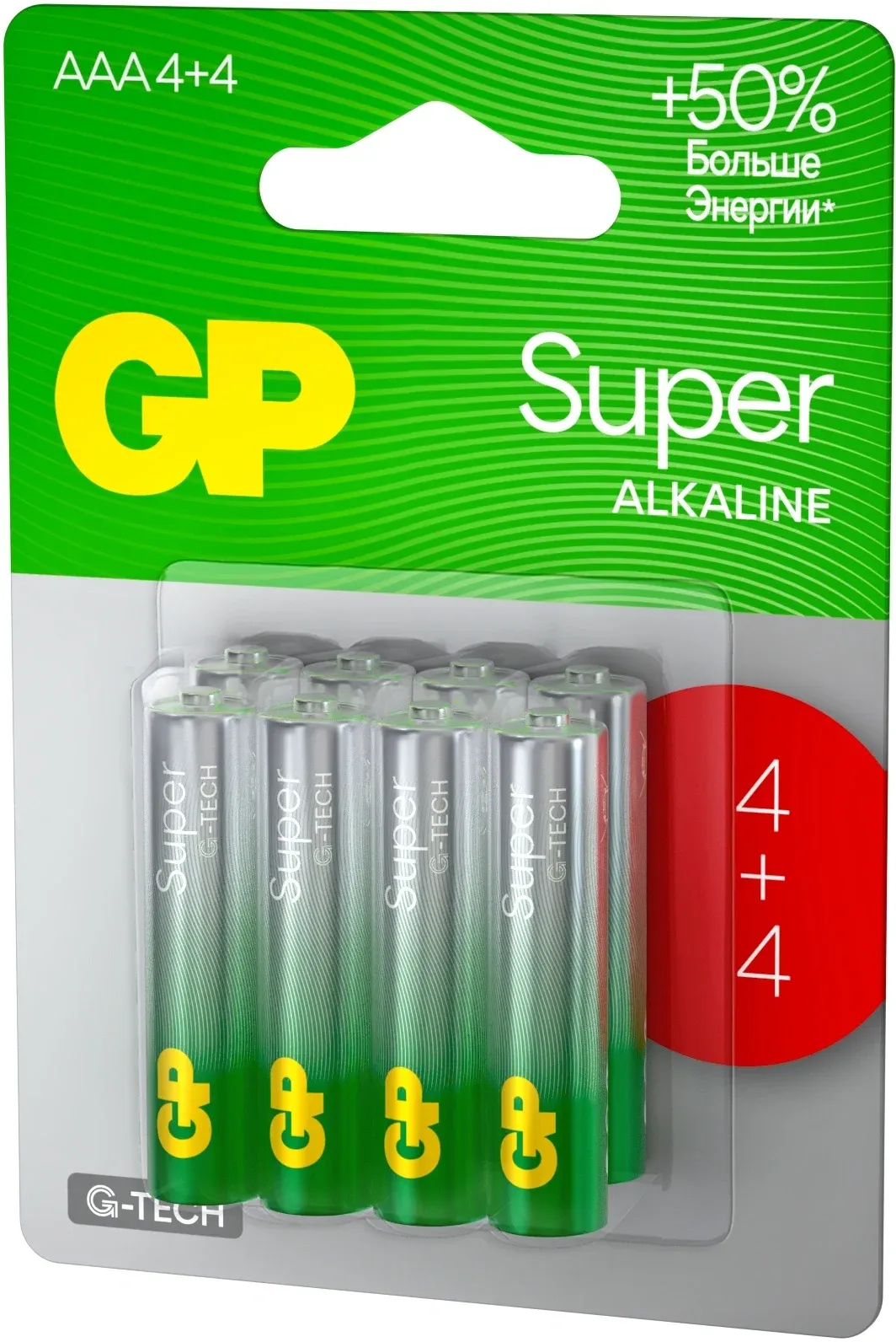 Батарейки Элементы питания GP Super Alkaline G-Tech 24А - фото 3