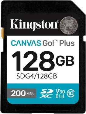 Флеш карта SDXC 128GB Kingston SDG4/128GB Canvas Go! Plus V30 w/o adapter - фото 6