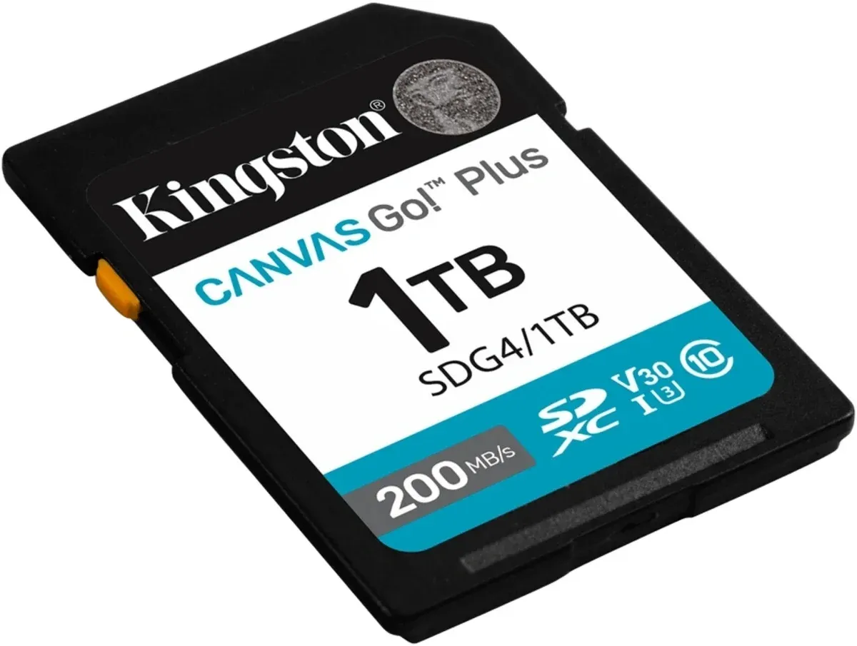 Флеш карта SDXC 1TB Kingston SDG4/1TB Canvas Go! Plus V30 w/o adapter - фото 1