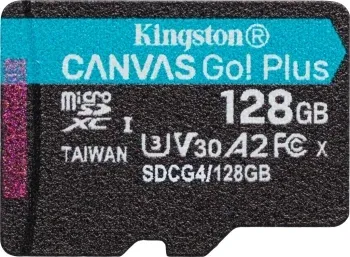 Флеш карта microSDXC 128GB Kingston SDCG4/128GBSP Canvas Go! Plus V30 A2 w/o adapter - фото 6