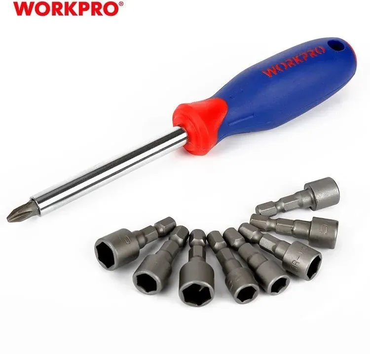 Набор инструментов Workpro WP202566 63 предмета жесткий кейс - фото 3