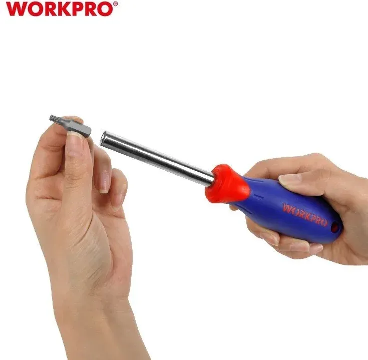 Набор инструментов Workpro WP202566 63 предмета жесткий кейс - фото 4