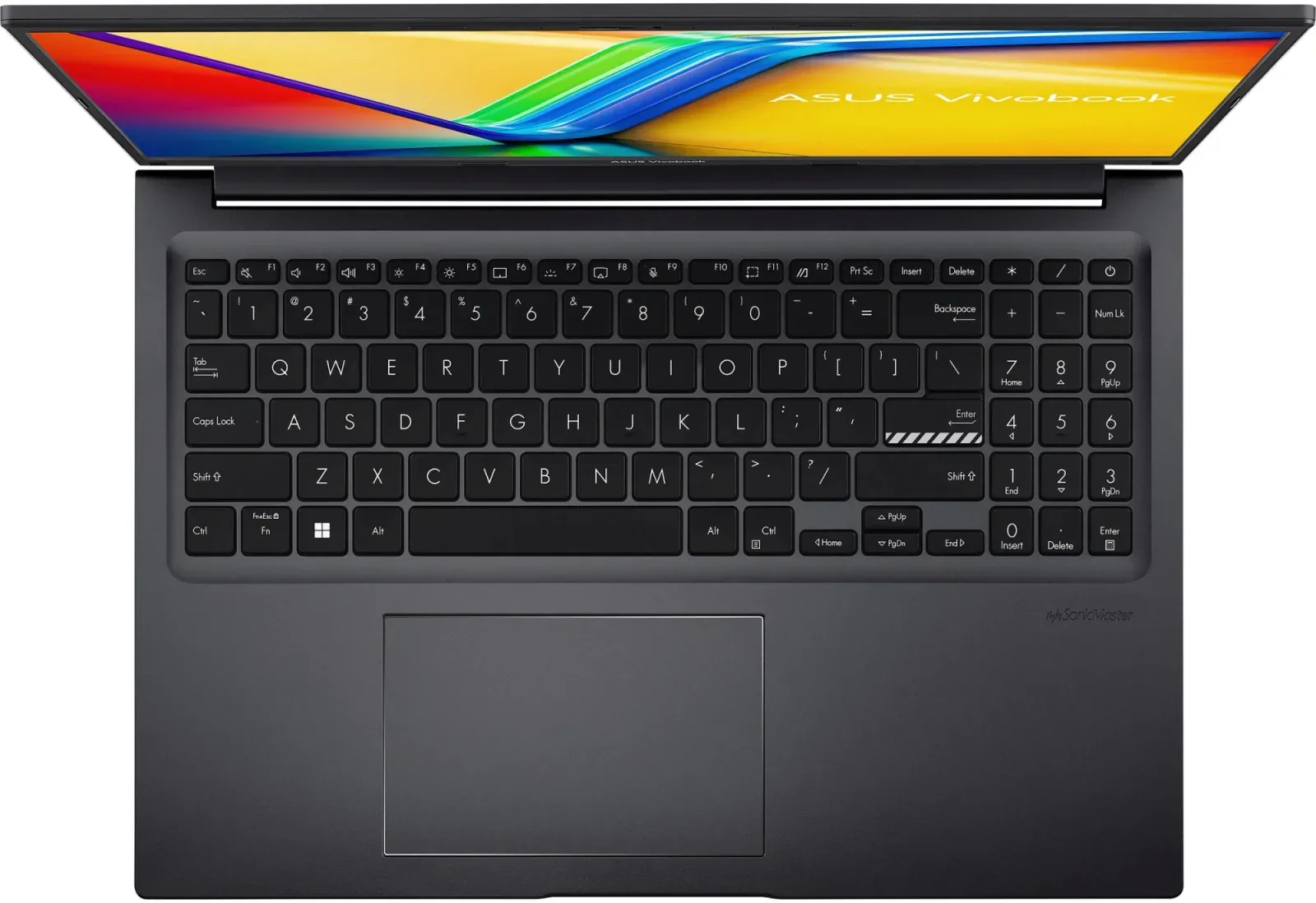 Ноутбук Asus VivoBook 16 X1605VA-MB2106 Core i5 13420H 16Gb SSD512Gb Intel UHD Graphics 16 IPS WUXGA 1920x1200 без ОС black WiFi BT Cam 90NB10N3-M02KZ0 - фото 6