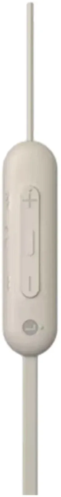 Гарнитура внутриканальные Sony WI-C100 бежевый беспроводные bluetooth шейный обод WI-C100/CZ - фото 2