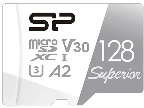 Флеш карта microSDXC 128GB Silicon Power SP128GBSTXDA2V20 Superior w/o adapter - фото 1