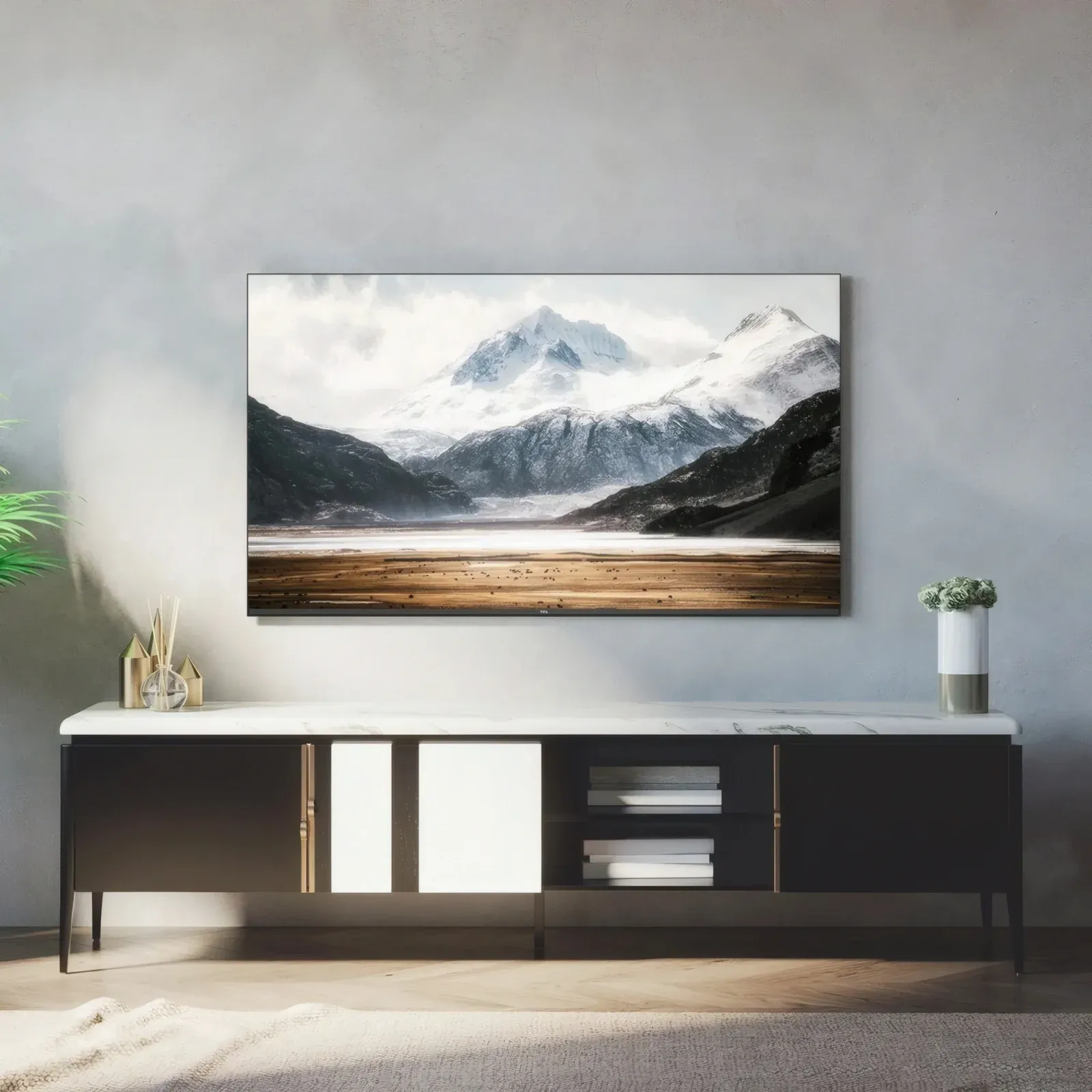 Телевизор QLED TCL 40 40S5K черный FULL HD 60Hz DVB-T DVB-T2 DVB-C DVB-S DVB-S2 USB WiFi Smart TV RUS - фото 1