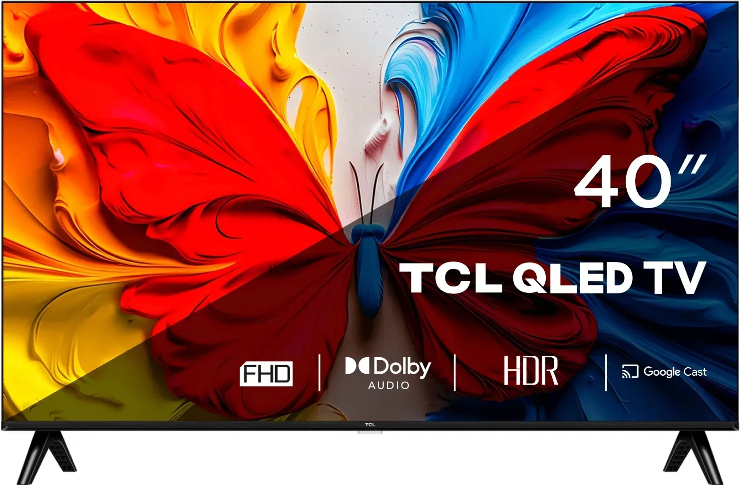 Телевизор QLED TCL 40 40S5K черный FULL HD 60Hz DVB-T DVB-T2 DVB-C DVB-S DVB-S2 USB WiFi Smart TV RUS - фото 3