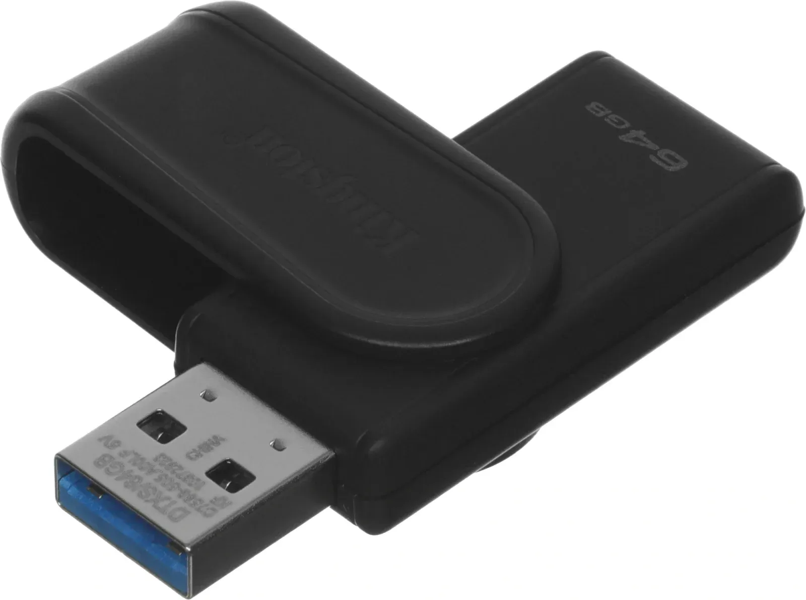 Флеш Диск Kingston 64GB DataTraveler Exodia S DTXS/64GB USB3.0 черный, 64 ГБ - фото 4