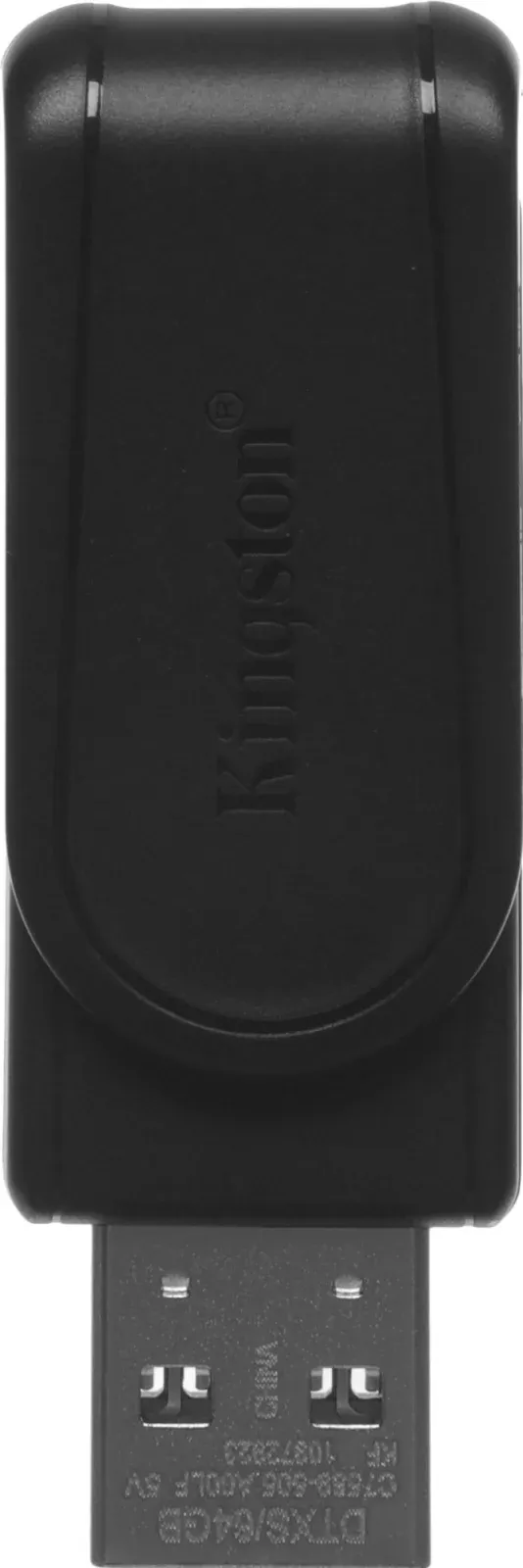 Флеш Диск Kingston 64GB DataTraveler Exodia S DTXS/64GB USB3.0 черный, 64 ГБ - фото 5