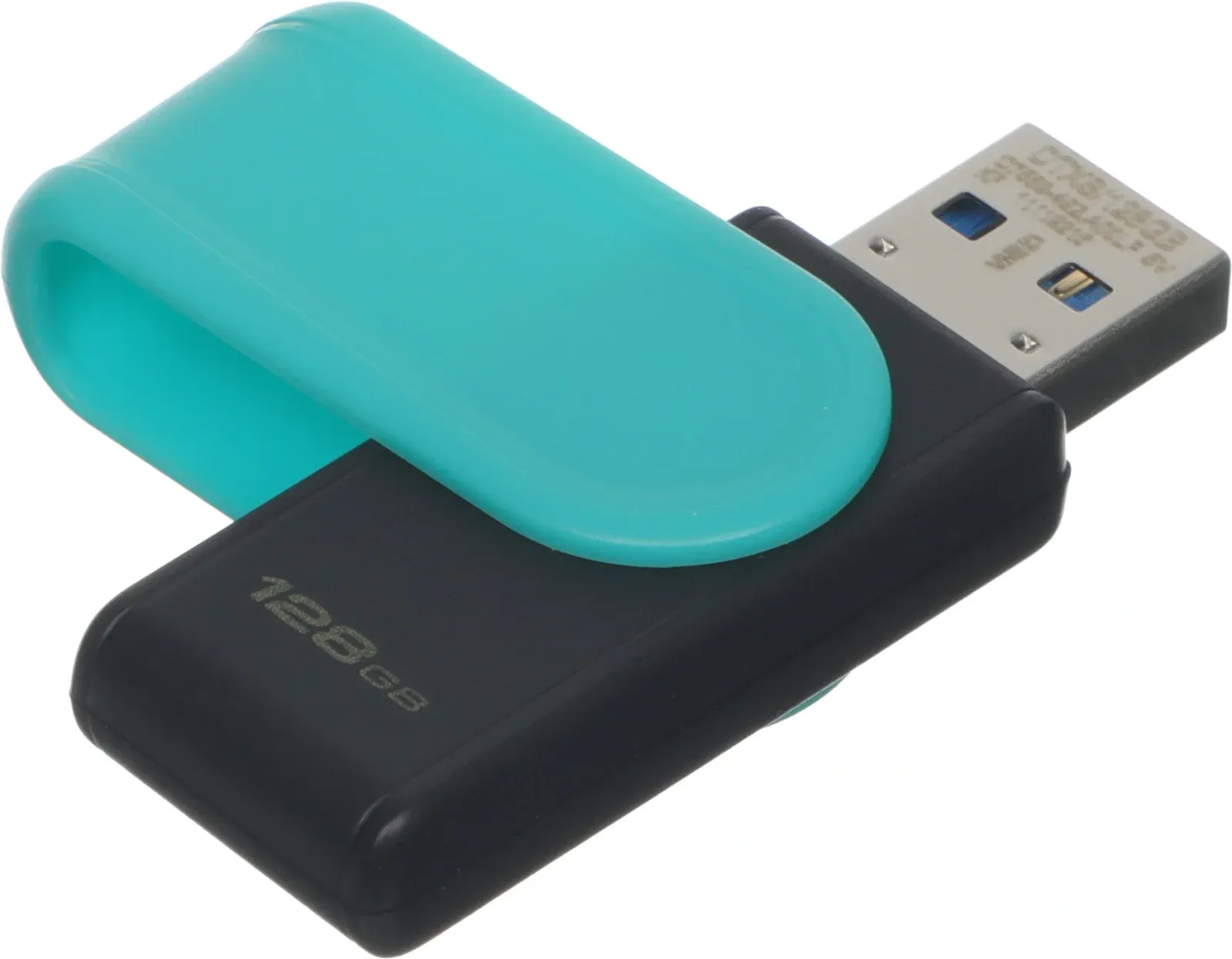 Флеш Диск Kingston 128GB DataTraveler Exodia S DTXS/128GB USB3.0 бирюзовый/черный, 128 ГБ - фото 3