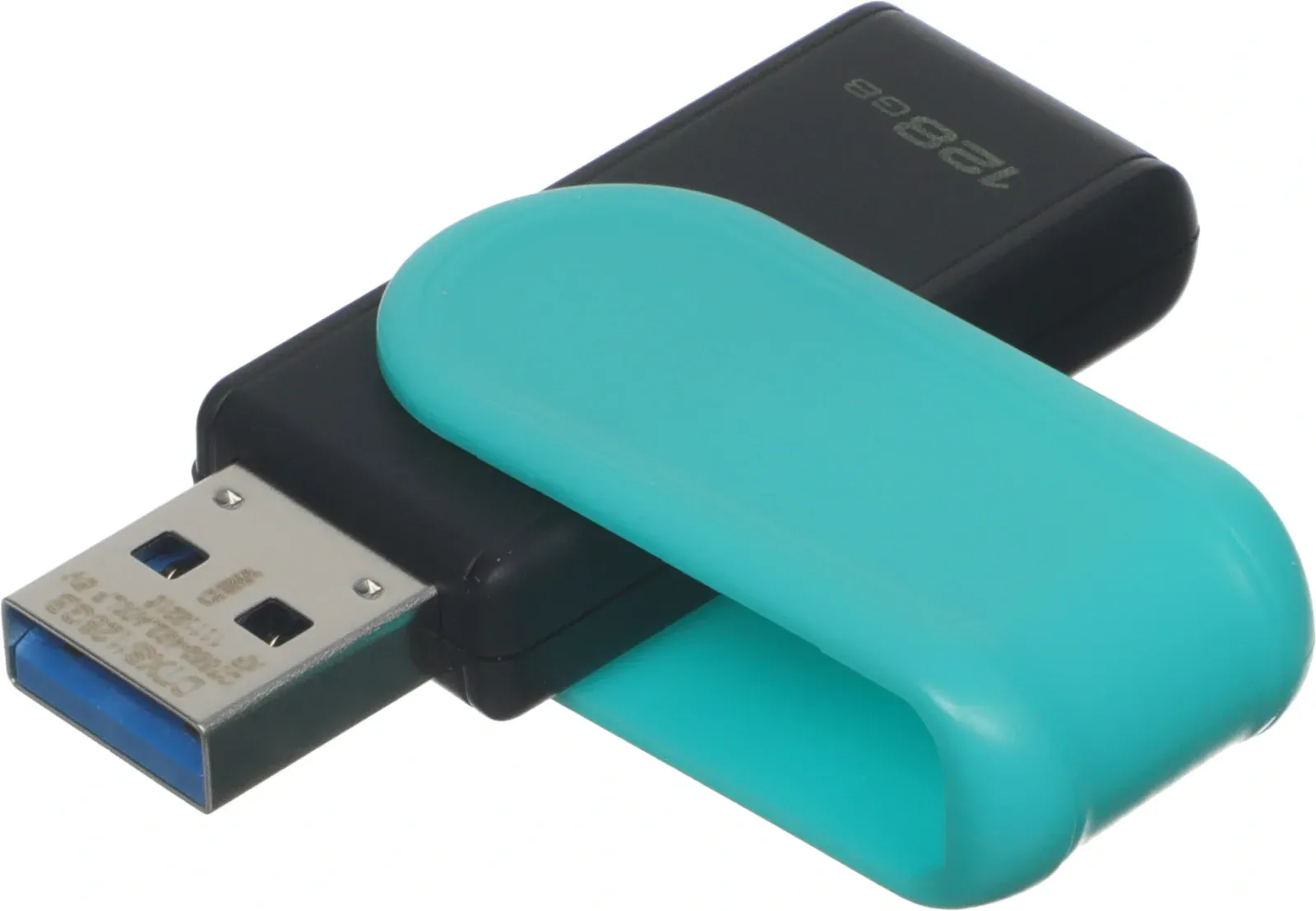 Флеш Диск Kingston 128GB DataTraveler Exodia S DTXS/128GB USB3.0 бирюзовый/черный, 128 ГБ - фото 4