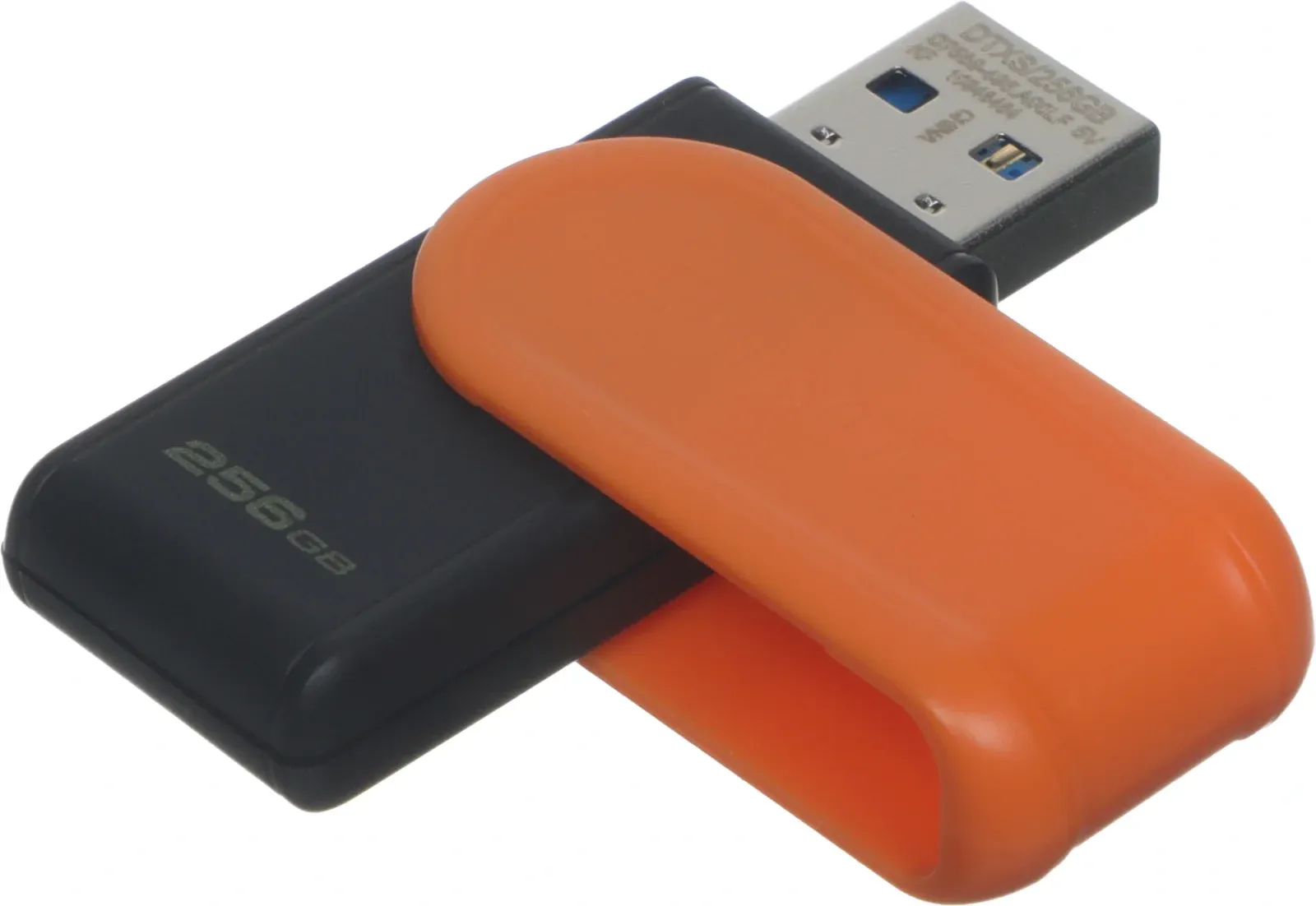 Флеш Диск Kingston 256GB DataTraveler Exodia S DTXS/256GB USB3.0 оранжевый/черный, 256 ГБ - фото 3