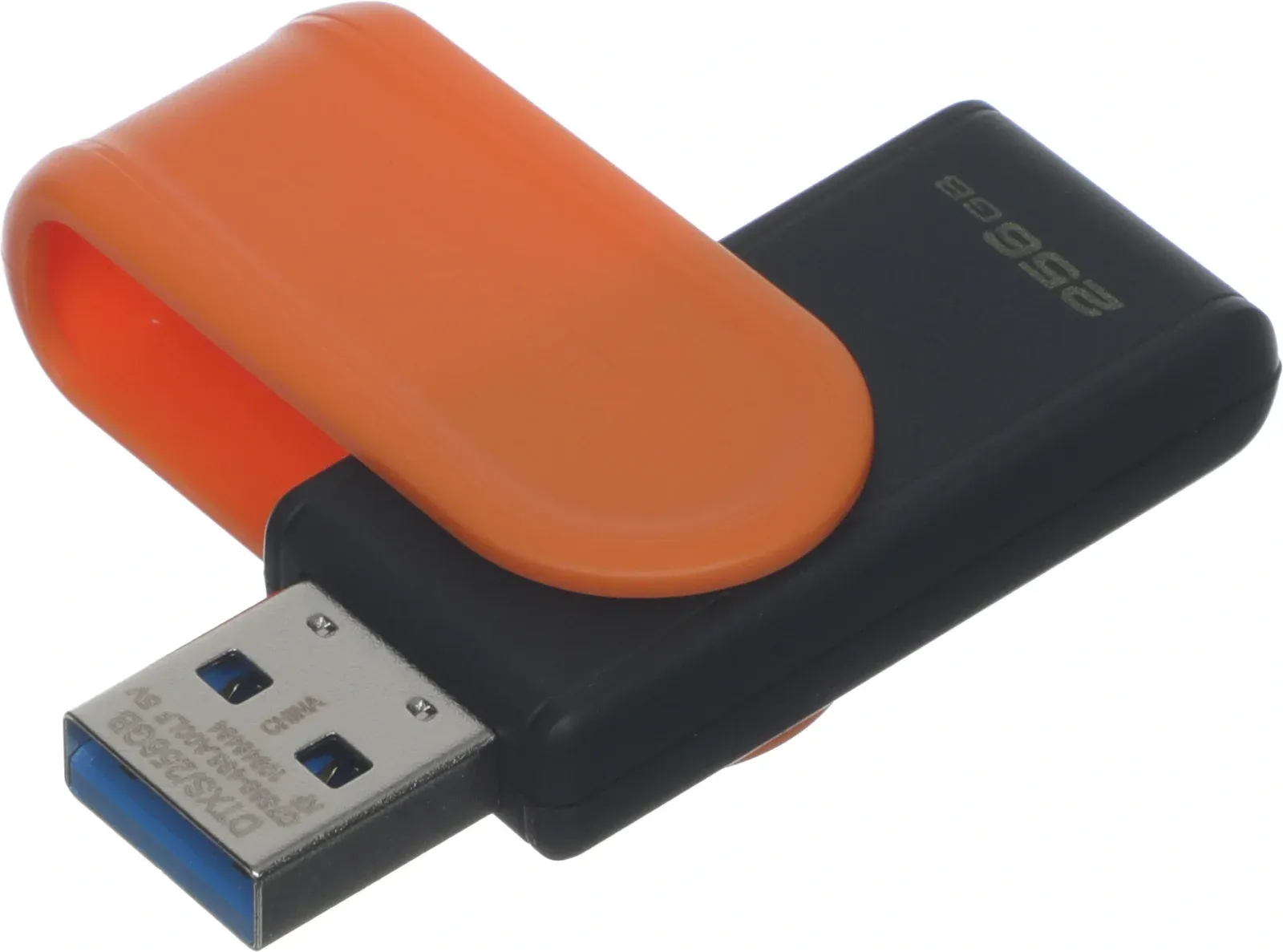 Флеш Диск Kingston 256GB DataTraveler Exodia S DTXS/256GB USB3.0 оранжевый/черный, 256 ГБ - фото 4
