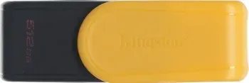 Флеш Диск Kingston 512GB DataTraveler Exodia S DTXS/512GB USB3.0 желтый/черный, 512 ГБ - фото 8