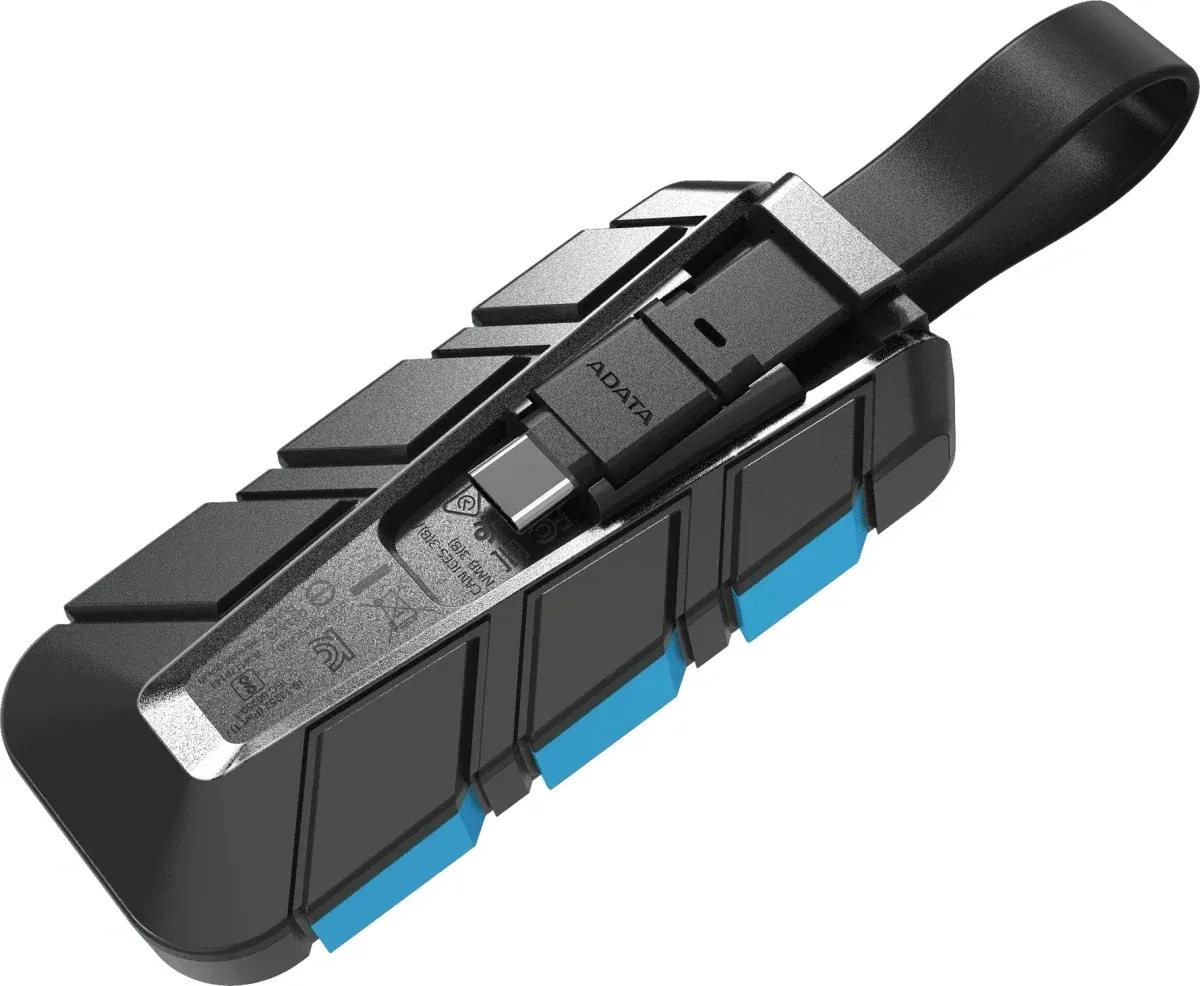 Накопитель SSD A-Data USB3.2 Gen2 500GB SC740-500G-CBU SC740 синий - фото 4