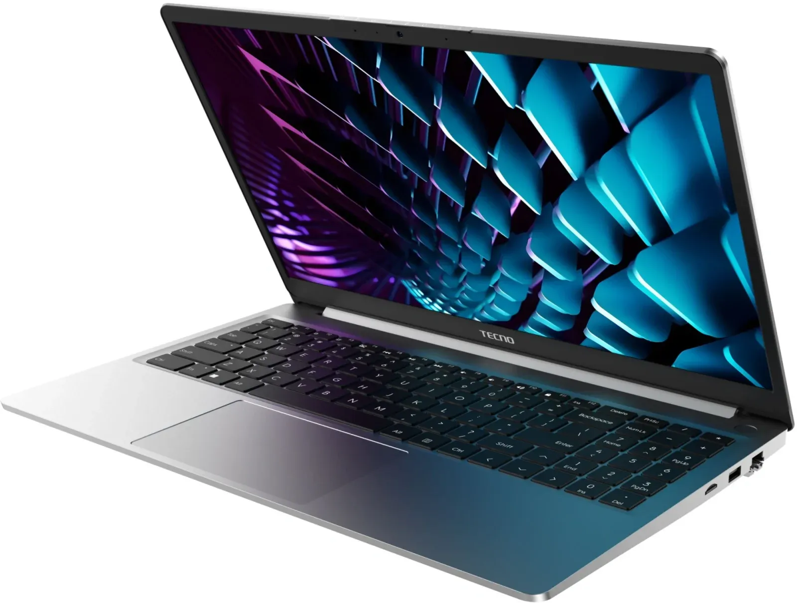 Ноутбук Tecno MegaBook K15SDA Ryzen 5 7430U 16Gb SSD512Gb AMD Radeon Graphics 15.6 IPS FHD 1920x1080 Windows 11 Home silver WiFi BT Cam 6060mAh 71003300488 - фото 8
