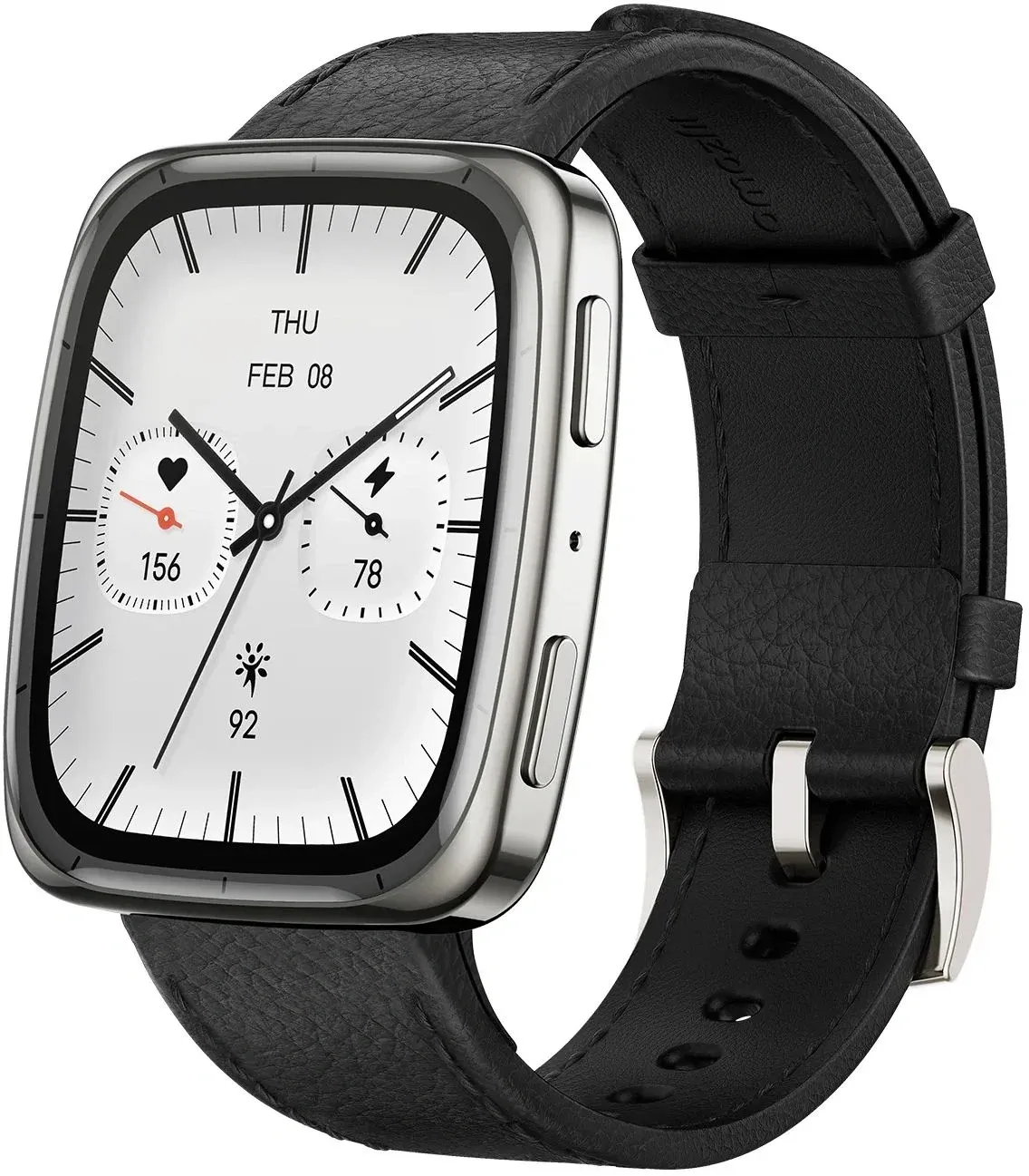 Смарт-часы Amazfit Active 2S A2440 1.75 AMOLED корп.серебристый рем.черный разм.брасл.:150-210мм 6972596108825 - фото 2