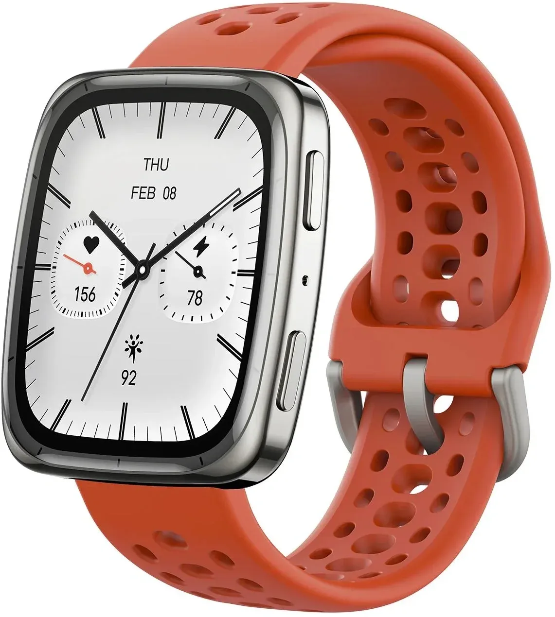 Смарт-часы Amazfit Active 2S A2440 1.75 AMOLED корп.серебристый рем.черный разм.брасл.:150-210мм 6972596108825 - фото 3