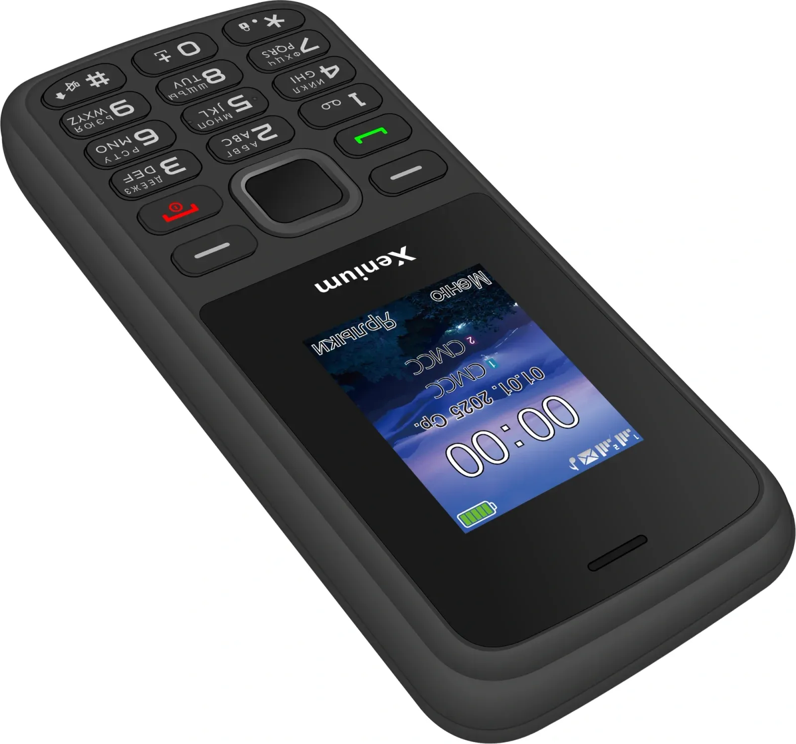 Мобильный телефон Xenium X175 черный моноблок 2Sim 1.77 128x160 Nucleus GSM900/1800 MP3 FM - фото 4