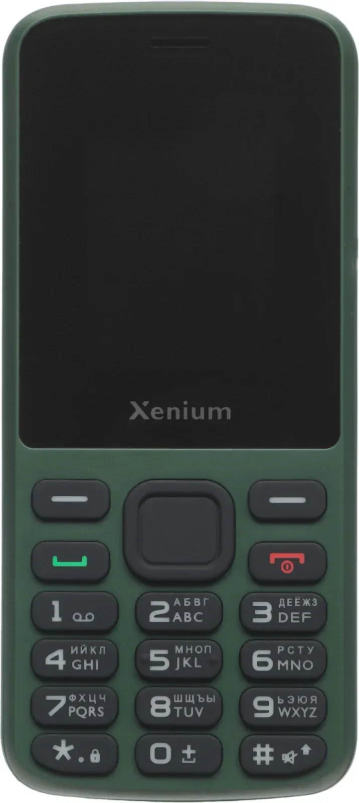 Мобильный телефон Xenium X175 зеленый моноблок 2Sim 1.77 128x160 Nucleus GSM900/1800 MP3 FM - фото 2