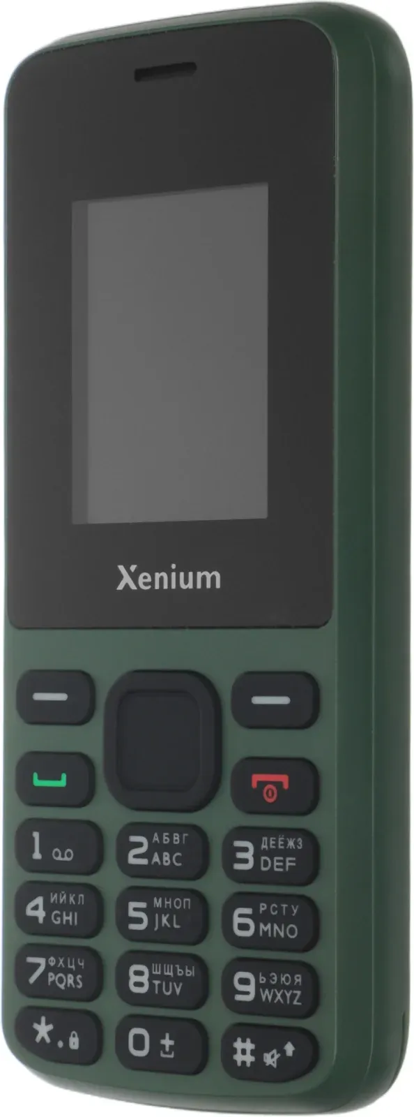 Мобильный телефон Xenium X175 зеленый моноблок 2Sim 1.77 128x160 Nucleus GSM900/1800 MP3 FM - фото 4