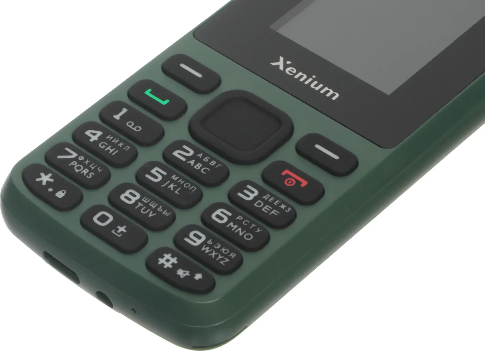 Мобильный телефон Xenium X175 зеленый моноблок 2Sim 1.77 128x160 Nucleus GSM900/1800 MP3 FM - фото 5