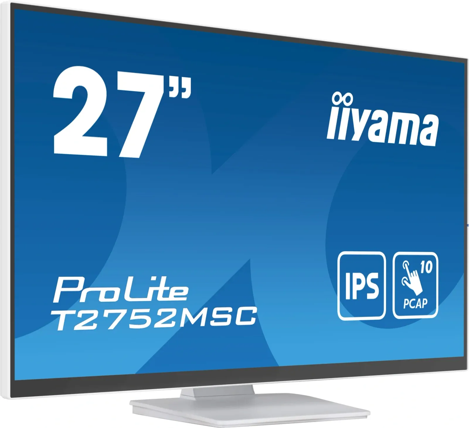 Монитор Iiyama 27 ProLite T2752MSC-W1 белый IPS LED 16:9 HDMI M/M глянцевая 1000:1 400cd 178гр/178гр 1920x1080 60Hz DP FHD USB Touch 6.7кг - фото 4