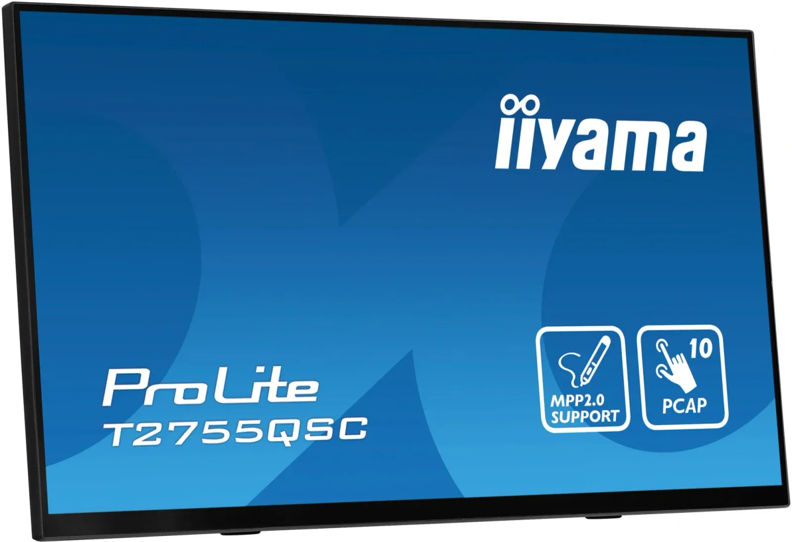 Монитор Iiyama 27 ProLite T2755QSC-B1 черный IPS LED 16:9 HDMI M/M глянцевая 400cd 178гр/178гр 2560x1440 75Hz DP WQ HD 2K 1440p USB Touch 5.8кг - фото 4