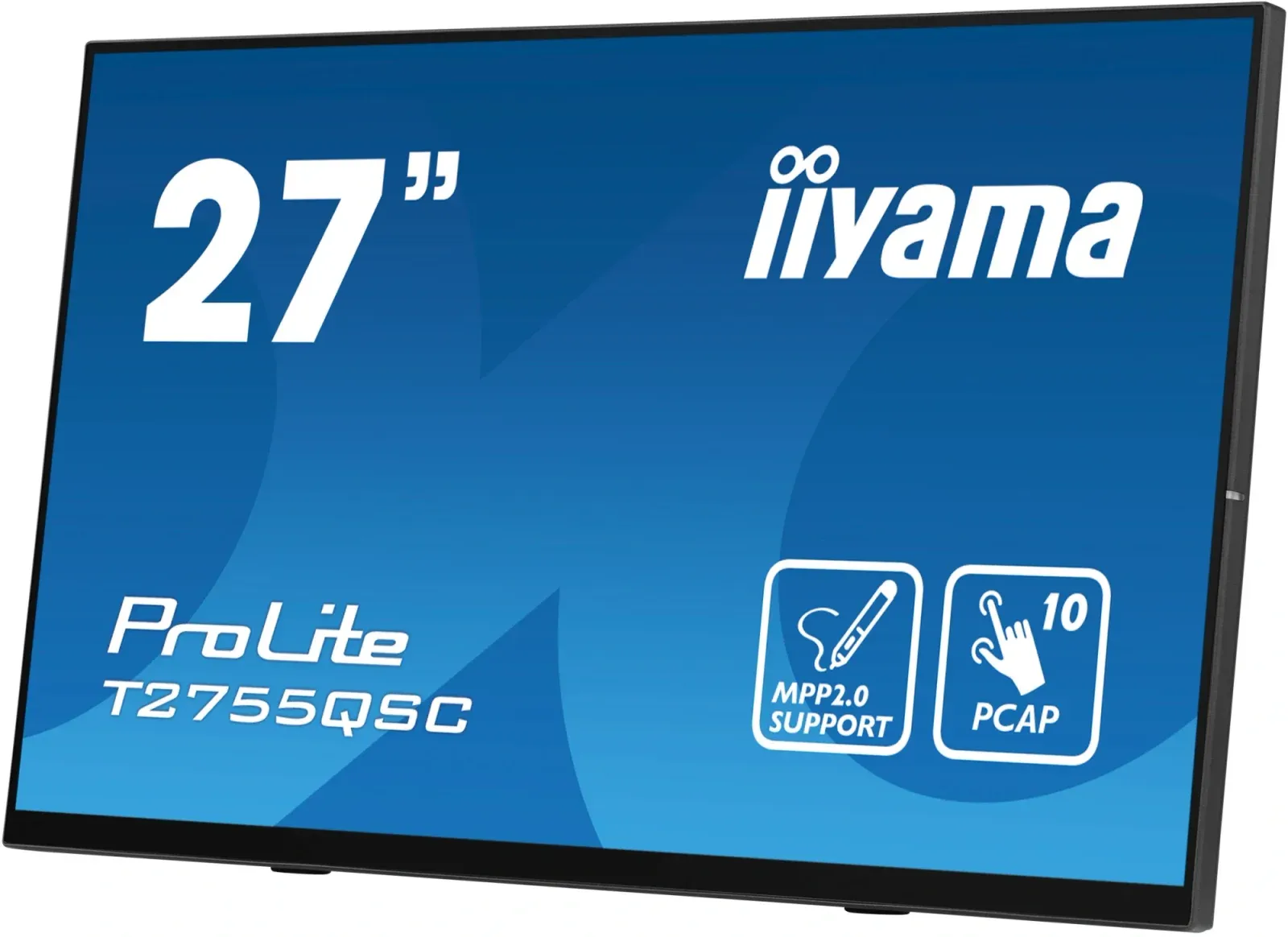 Монитор Iiyama 27 ProLite T2755QSC-B1 черный IPS LED 16:9 HDMI M/M глянцевая 400cd 178гр/178гр 2560x1440 75Hz DP WQ HD 2K 1440p USB Touch 5.8кг - фото 7