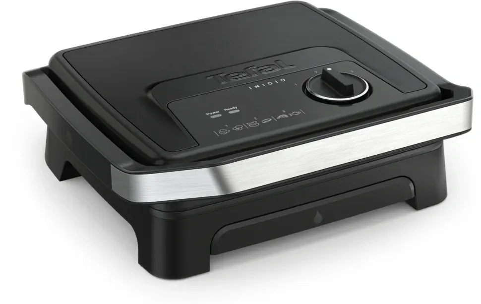 Электрогриль Tefal GC2728E0 2000Вт серебристый/черный - фото 1