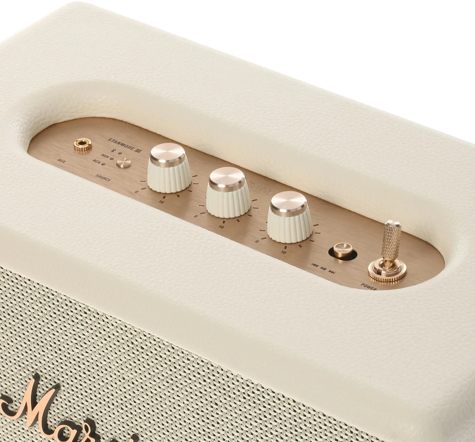 Колонка порт. Marshall Stanmore III бежевый 80W 2.1 BT/3.5Jack 10м - фото 4
