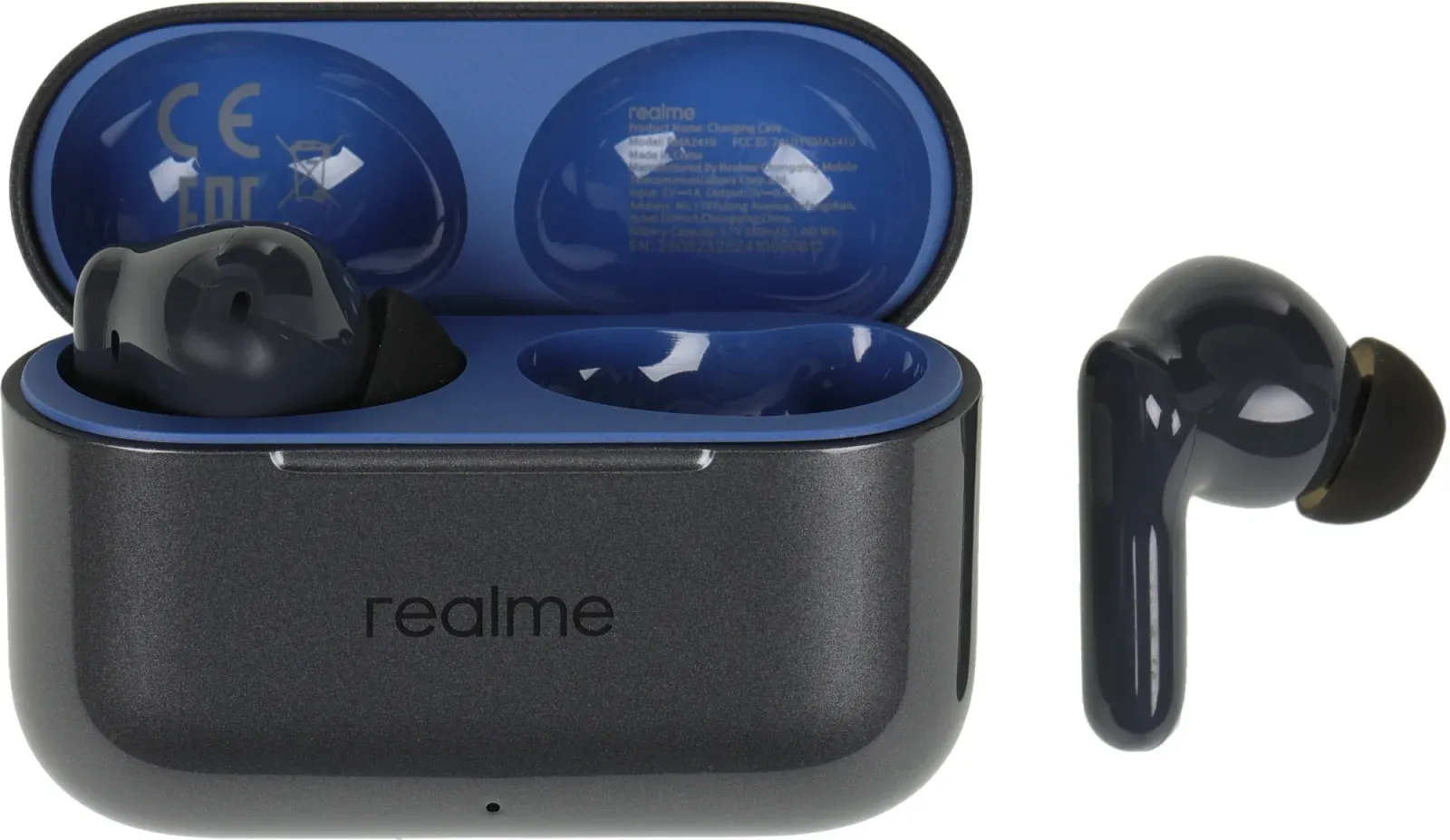 Наушники и гарнитуры REALME Buds T200 серый - фото 1