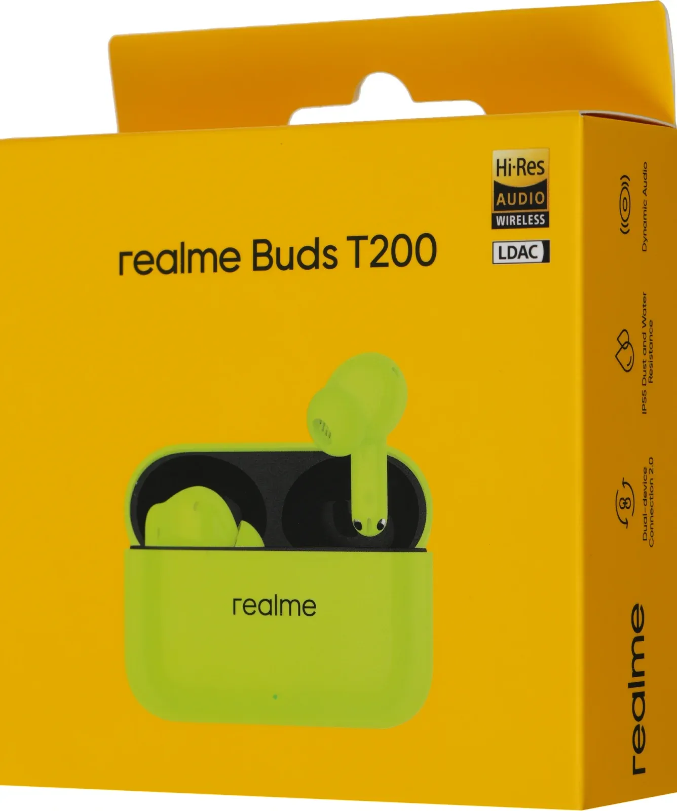 Гарнитура внутриканальные Realme Buds T200 зеленый беспроводные bluetooth в ушной раковине 6941764462090 - фото 7