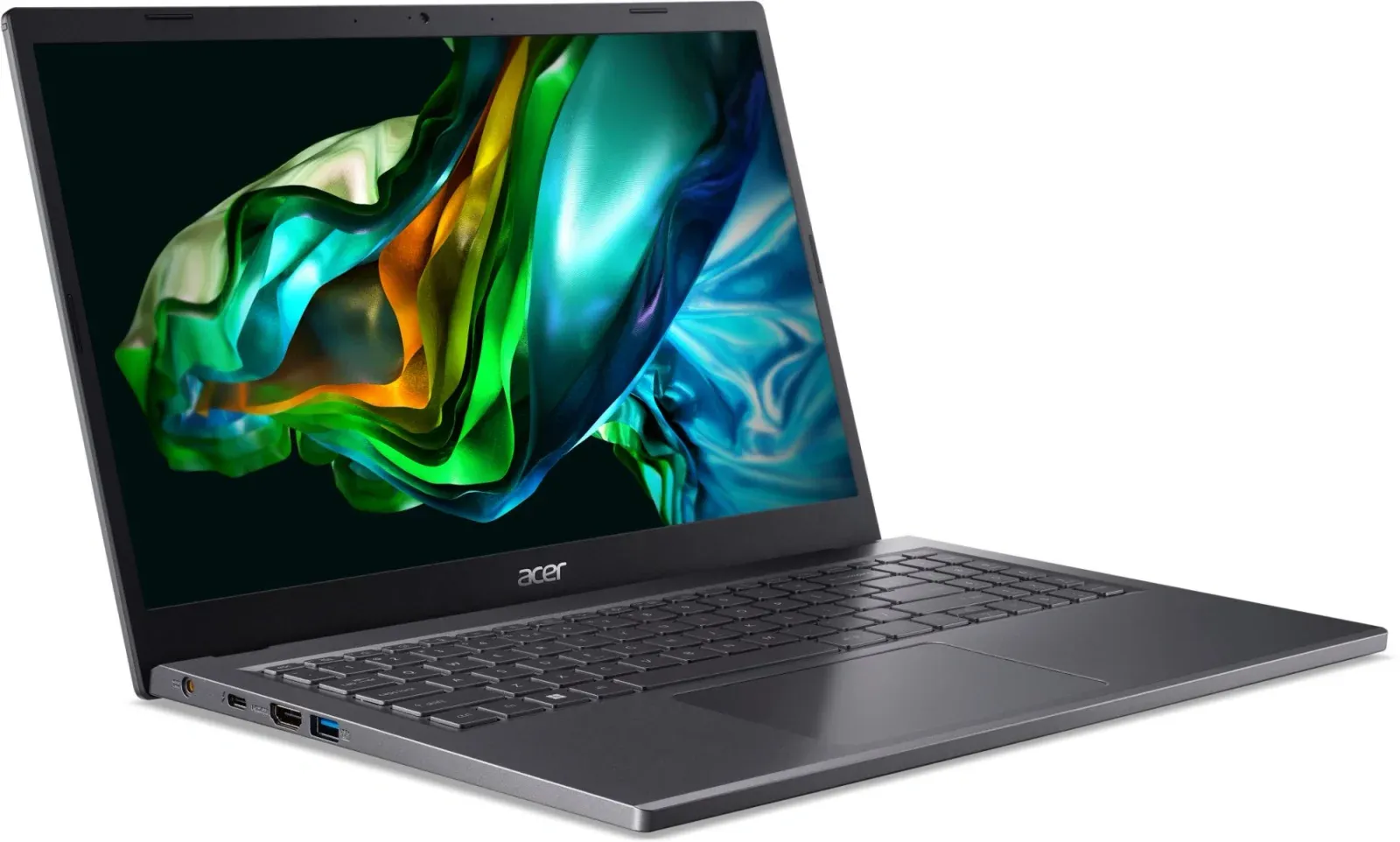 Ноутбук Acer Aspire 5 A515-58P-759A Core i7 1355U 16Gb SSD512Gb Intel Iris Xe graphics 15.6 IPS FHD 1920x1080 без ОС grey WiFi BT Cam NX.KHJER.007 - фото 2