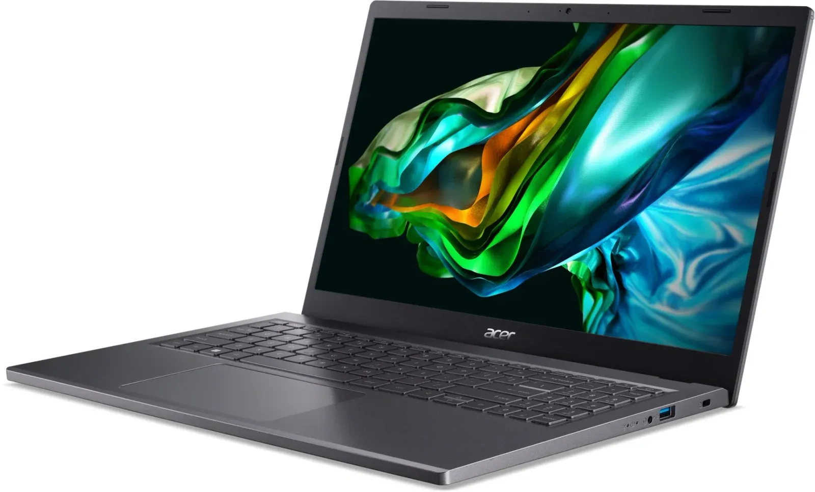 Ноутбук Acer Aspire 5 A515-58P-759A Core i7 1355U 16Gb SSD512Gb Intel Iris Xe graphics 15.6 IPS FHD 1920x1080 без ОС grey WiFi BT Cam NX.KHJER.007 - фото 3