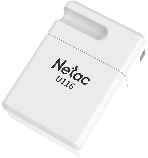 Флеш Диск Netac 32GB U116 NT03U116N-032G-32WH USB3.2 белый, 32 ГБ - фото 5