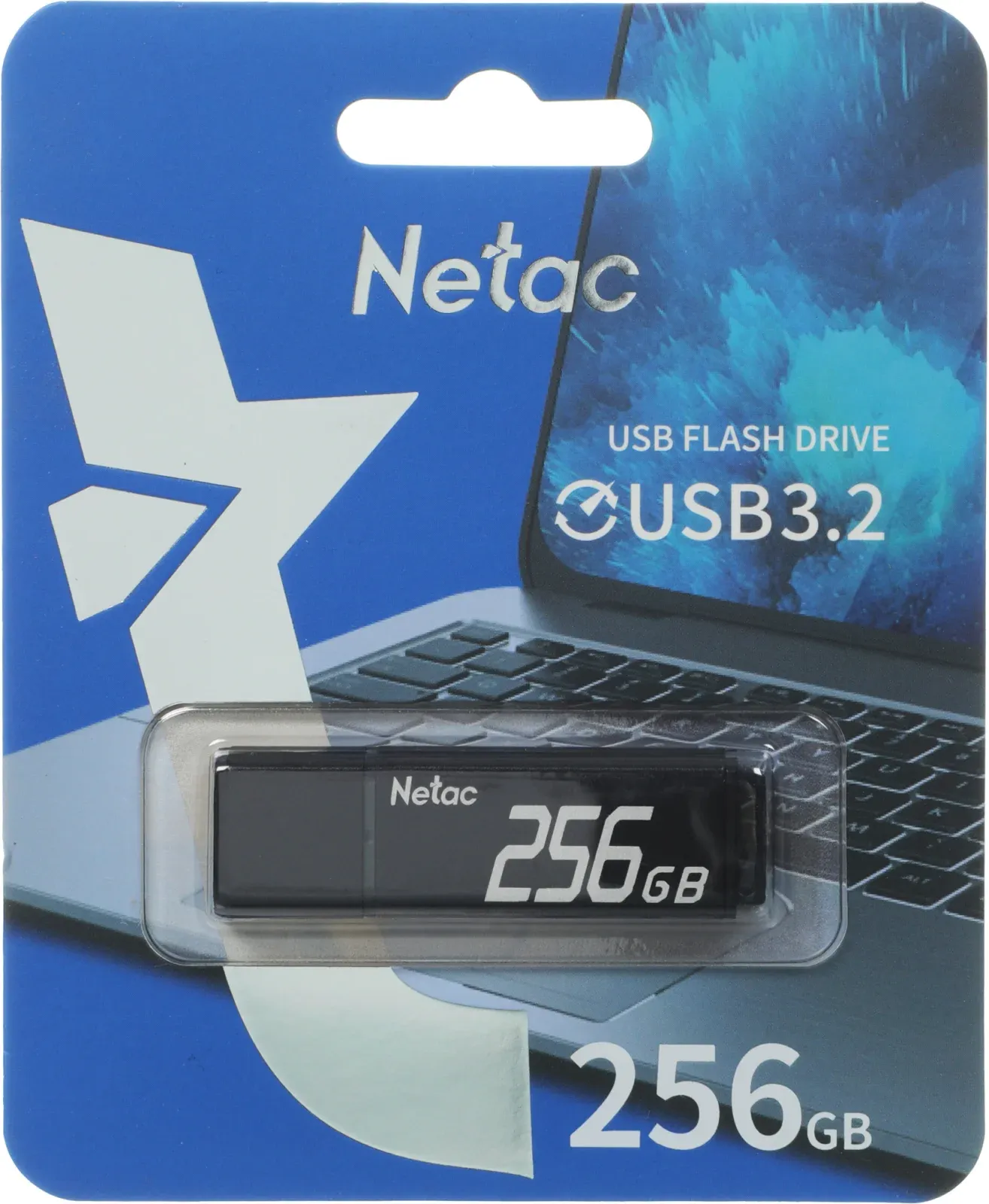 Флеш Диск Netac 256GB U351 NT03U351N-256G-32BK USB3.0 серый, 256 ГБ - фото 6