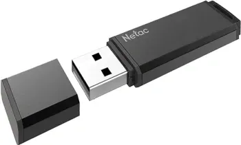 Флеш Диск Netac 128GB U351 NT03U351N-128G-32BK USB3.0 серый, 128 ГБ - фото 8