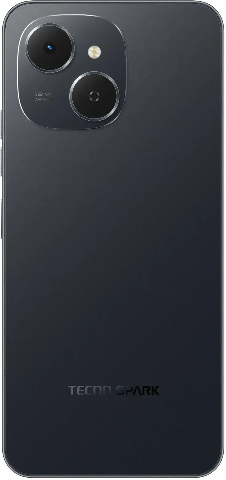 Смартфон Tecno Spark 40C 256Gb 8Gb черный моноблок 3G 4G 2Sim 6.67 720x1600 Android 15 13Mpix 802.11 a/b/g/n/ac/ax GPS GSM900/1800 Protect FM microSD max1024Gb - фото 2