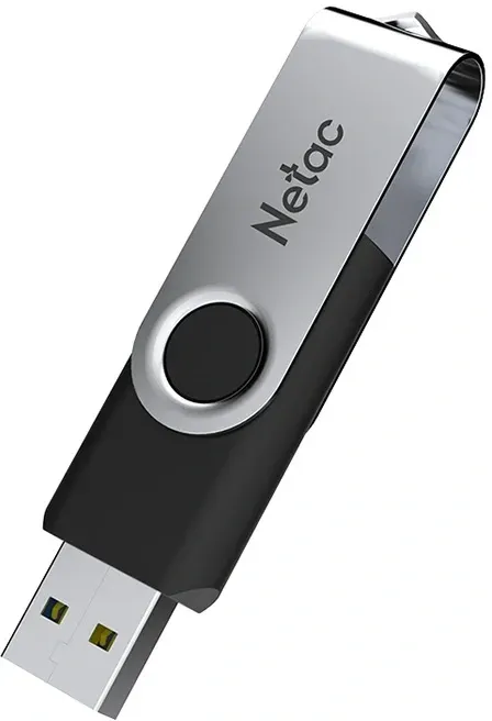 Флеш Диск Netac 64GB U505 NT03U505N-064G-32BK USB3.0 черный/серебристый, 64 ГБ - фото 3