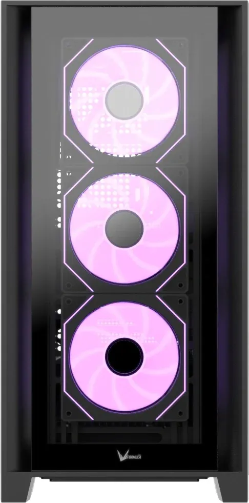 Корпус Formula Air Power G8 Floe черный без БП ATX 6x120mm 2x140mm 2xUSB3.0 audio bott PSU - фото 2