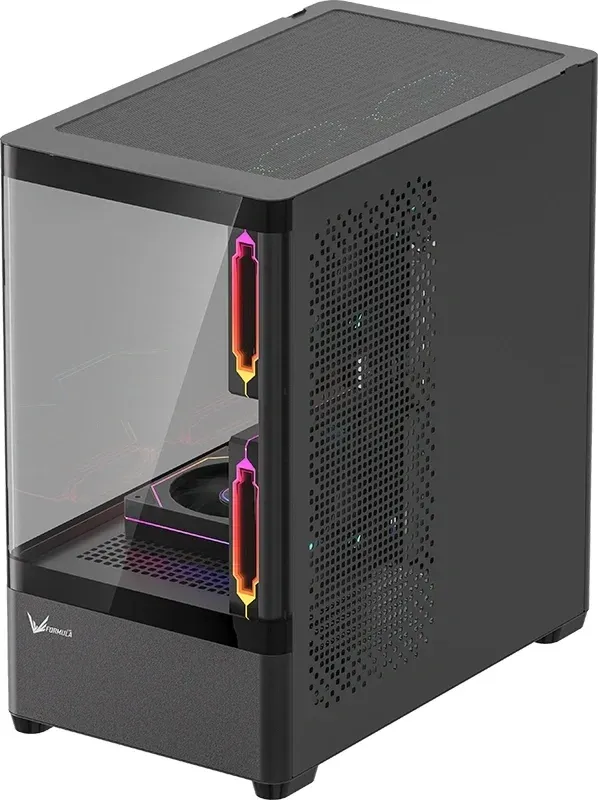 Корпус Formula Crystal U1M черный без БП mATX 7x120mm 2x140mm 1xUSB2.0 1xUSB3.0 audio bott PSU - фото 5